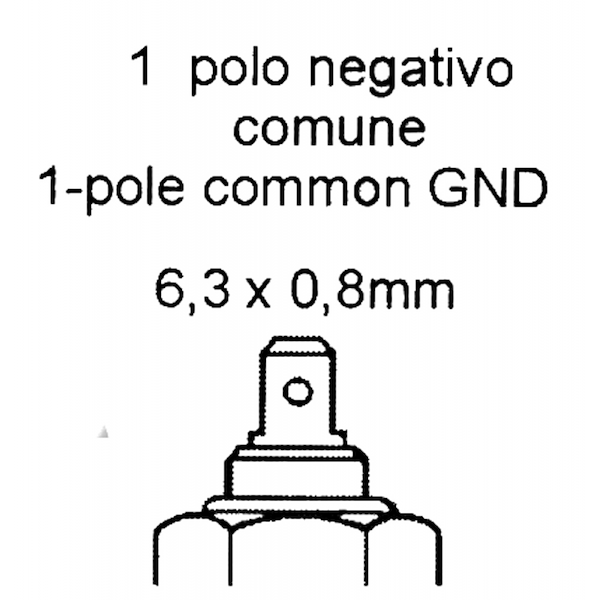 SENSORE VDO - TEMPERATURA ACQUA - TIPO A6