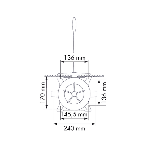 POMPA A MANO SEMPLICE EFFETTO