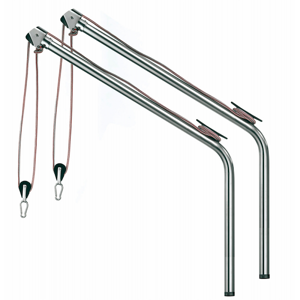 COPPIA DI GRUETTE IN ACCIAIO INOX