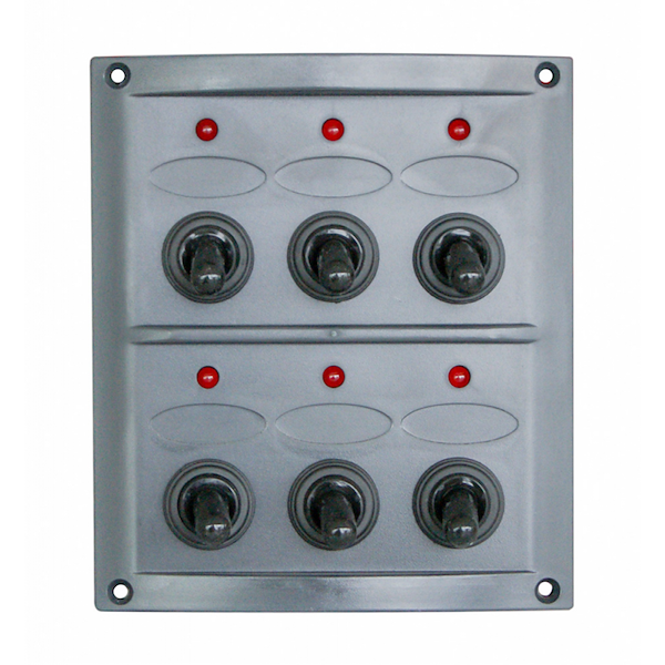 PANNELLO ELETTRICO 6 INTERRUTTORI