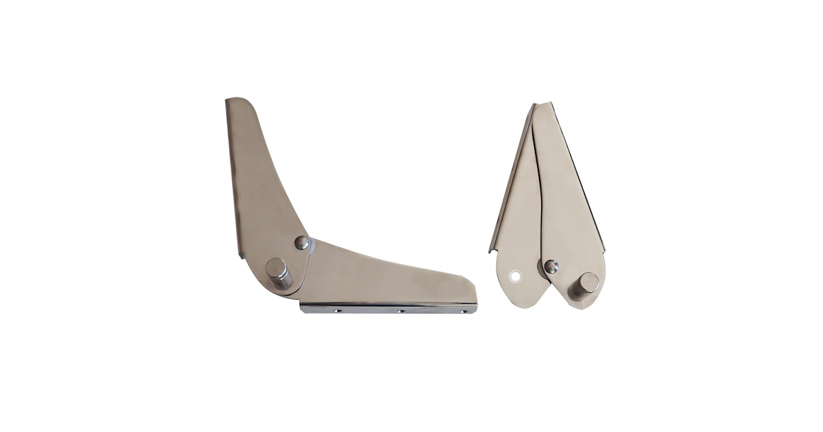 MAI USATO]Cerniera per ponte in acciaio inossidabile 316 - 38 x 57 mm