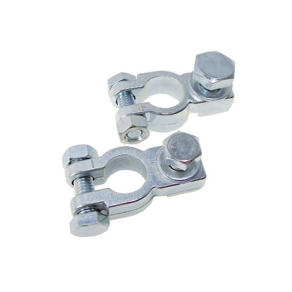 MORSETTO BATTERIA OTTONE ZINCATO