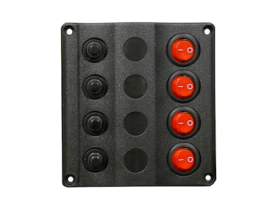 PANNELLO ELETTRICO 4 INTERRUTORI