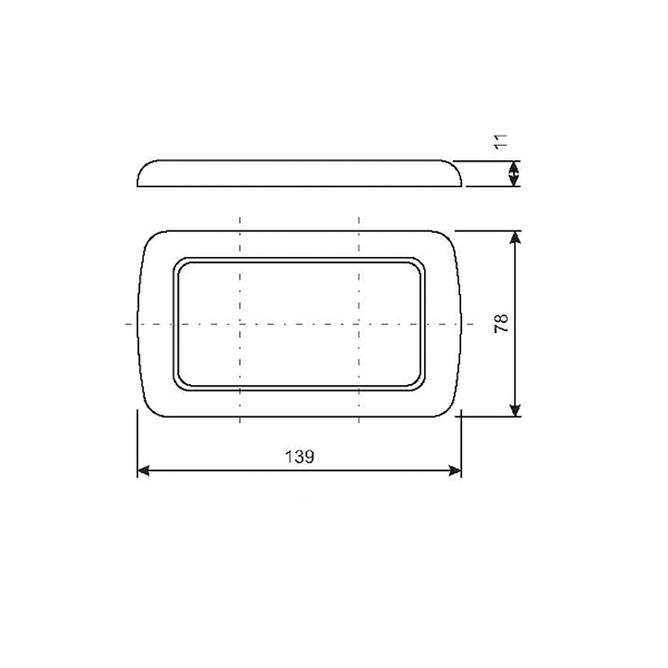 CORNICE A DUE MODULI MM.139X78
