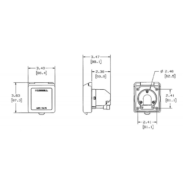 SPINA PVC BIANCO 16 AMP.