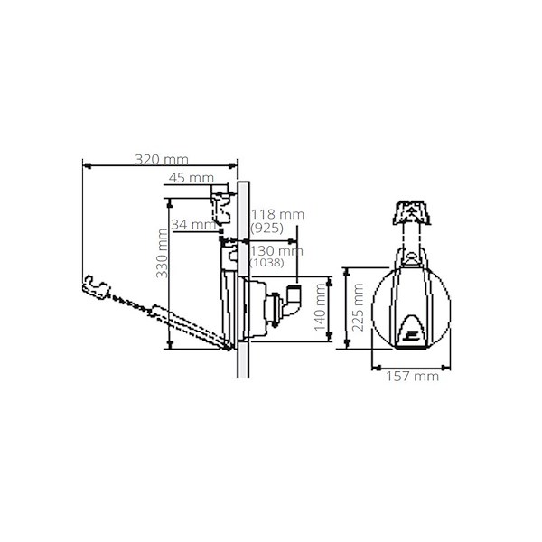POMPA A MANO MOD.925 SENZA BY-PASS