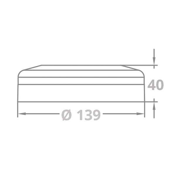 PLAFONIERA A 16 LED 12V