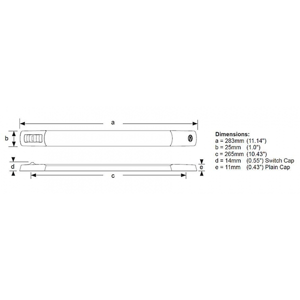 STRIP LED DUE COLORI