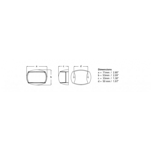 COPPIA FANALI NAVILED COMPACT