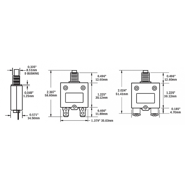 MAGNETOTERMICO A PULSANTE