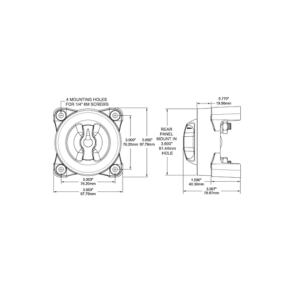 STACCA BATTERIA ON-OFF SERIE E