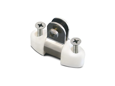 SUPPORTO A FORCELLA  ACCIAIO/NYLON