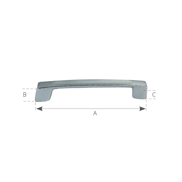 MANIGLIA OTTONE MM.225