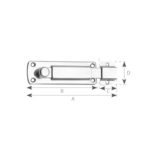 CATENACCIO INOX CON PORTALUCCHETTO