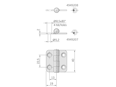 CERNIERA MM.40X38