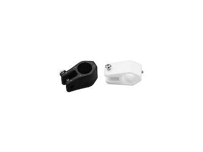 SNODI A FORCELLA IN NYLON PER TUBO Ø MM.22