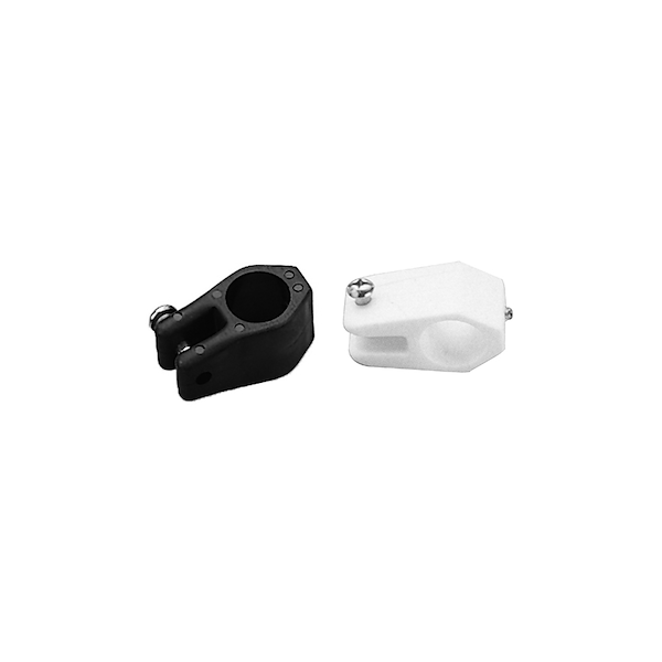 SNODI A FORCELLA IN NYLON PER TUBO Ø MM.22