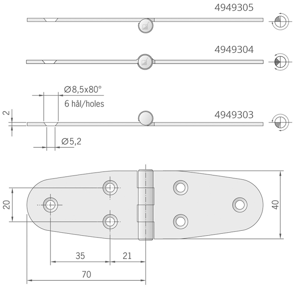 CERNIERA MM.140X40