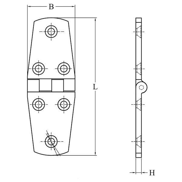 CERNIERA ESAGONALE SPESSORE MM.4,5