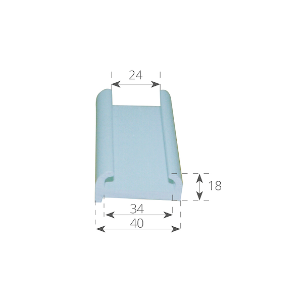 CANALINA TR40 PER C40 MT 4