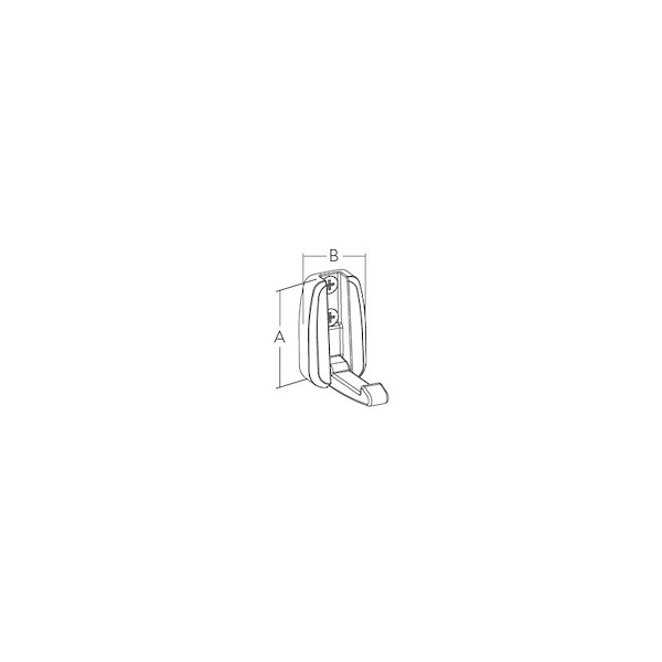 APPENDIABITO INOX A SCOMPARSA