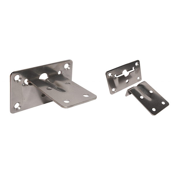 COPPIA SUPPORTI INOX PER MENSOLE