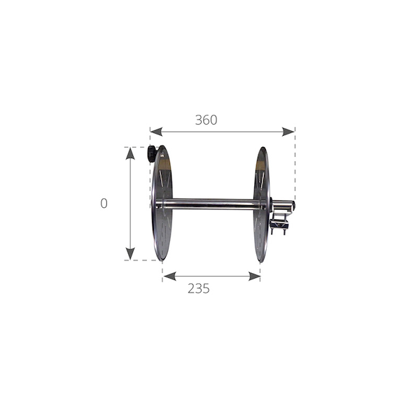 RULLO AVVOLGI CIMA INOX