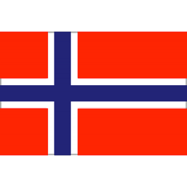 BANDIERA NORVEGIA CM.20X30