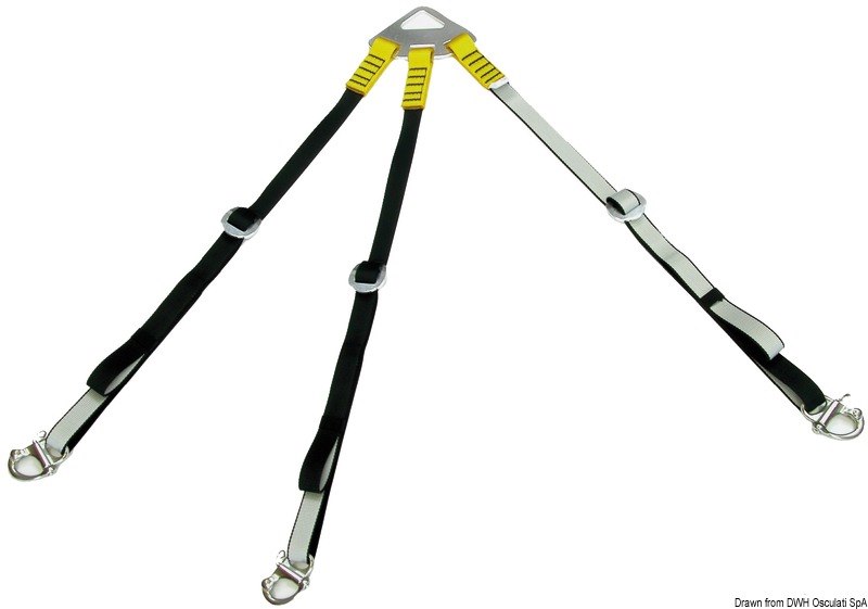Sospendita in poliestere per sollevamento tender