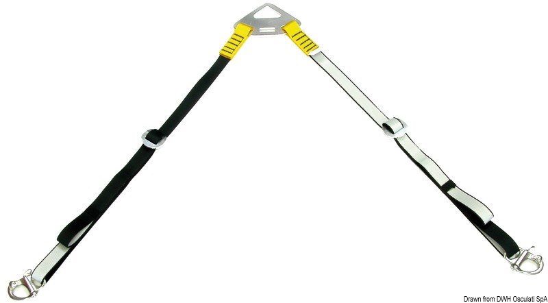 Sospendita in poliestere per sollevamento tender