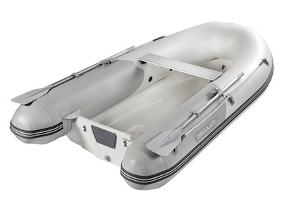 Tender a carena in vetroresina a V profondo