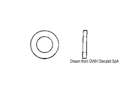 Rondelle piane normali UNI 6592 DIN 125