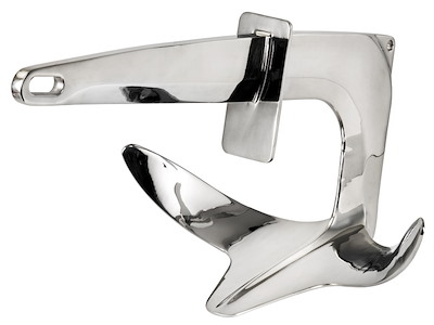 Ancora Trefoil 10 kg con piastra anti schizzi 