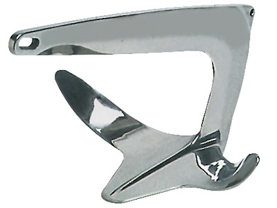 Ancora Trefoil® in acciaio inox AISI 316 lucidato a specchio