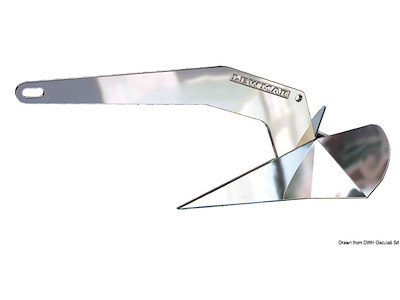 Ancora LEWMAR Delta® DTX in acciaio inox