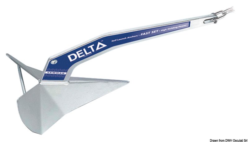 Ancora LEWMAR Delta® in acciaio zincato