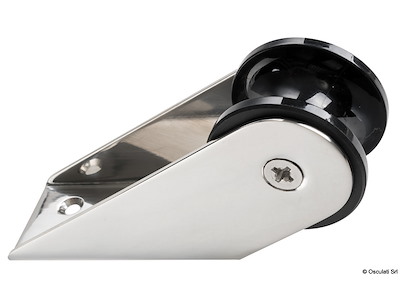 Musone di prua inox 155 x 51 mm 