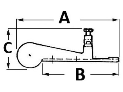 Musone di prua con blocca ancora