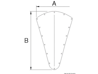 Scudo di prua in acciaio inox AISI316 DOUGLAS MARINE