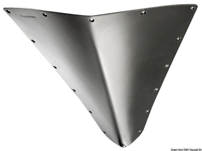 Scudo di prua in acciaio inox AISI316 DOUGLAS MARINE