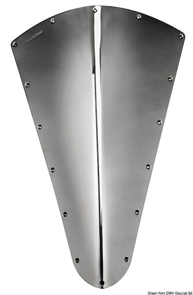 Scudo di prua in acciaio inox AISI316 DOUGLAS MARINE