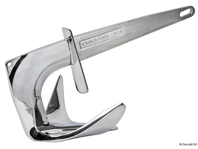 Musone di prua + ancora Trefoil® con sistema di chiusura anti acqua