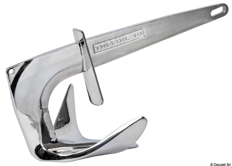 Musone di prua + ancora Trefoil® con sistema di chiusura anti acqua