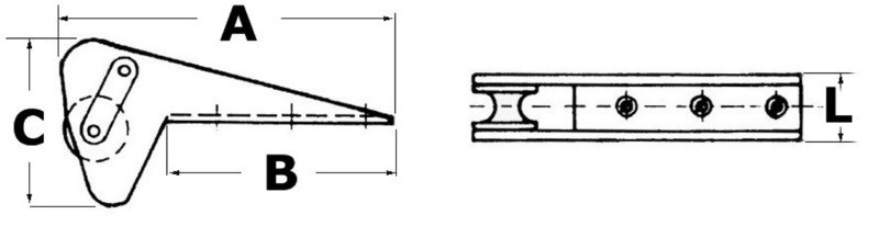Musone in lega per Bruce/Trefoil max 10 kg 