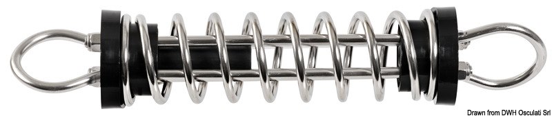 Molla ormeggio in acciaio inox lucidato