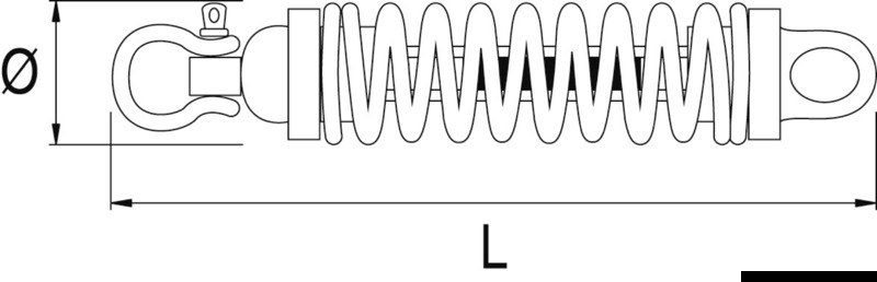 Dispositivo di ormeggio DOUGLAS MARINE Cardan