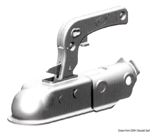 Gancio omologato per rimorchio