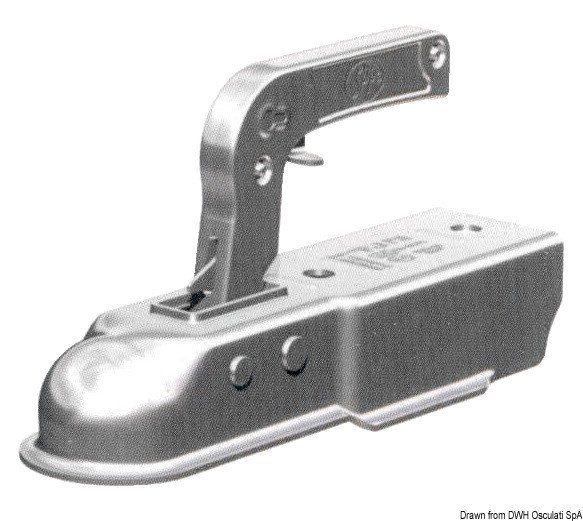 Gancio omologato per rimorchio