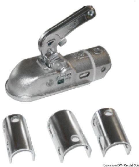 Gancio omologato per rimorchio