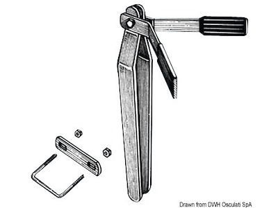 Fermo di prua completo h 50 cm 